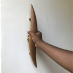 Stylish teak door handle crafted for easy grip and modern aesthetics