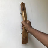 Solid wooden door handle crafted from premium wood, offering a unique and modern look for any door