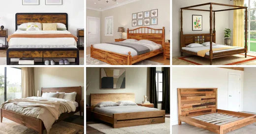 wood bed frame