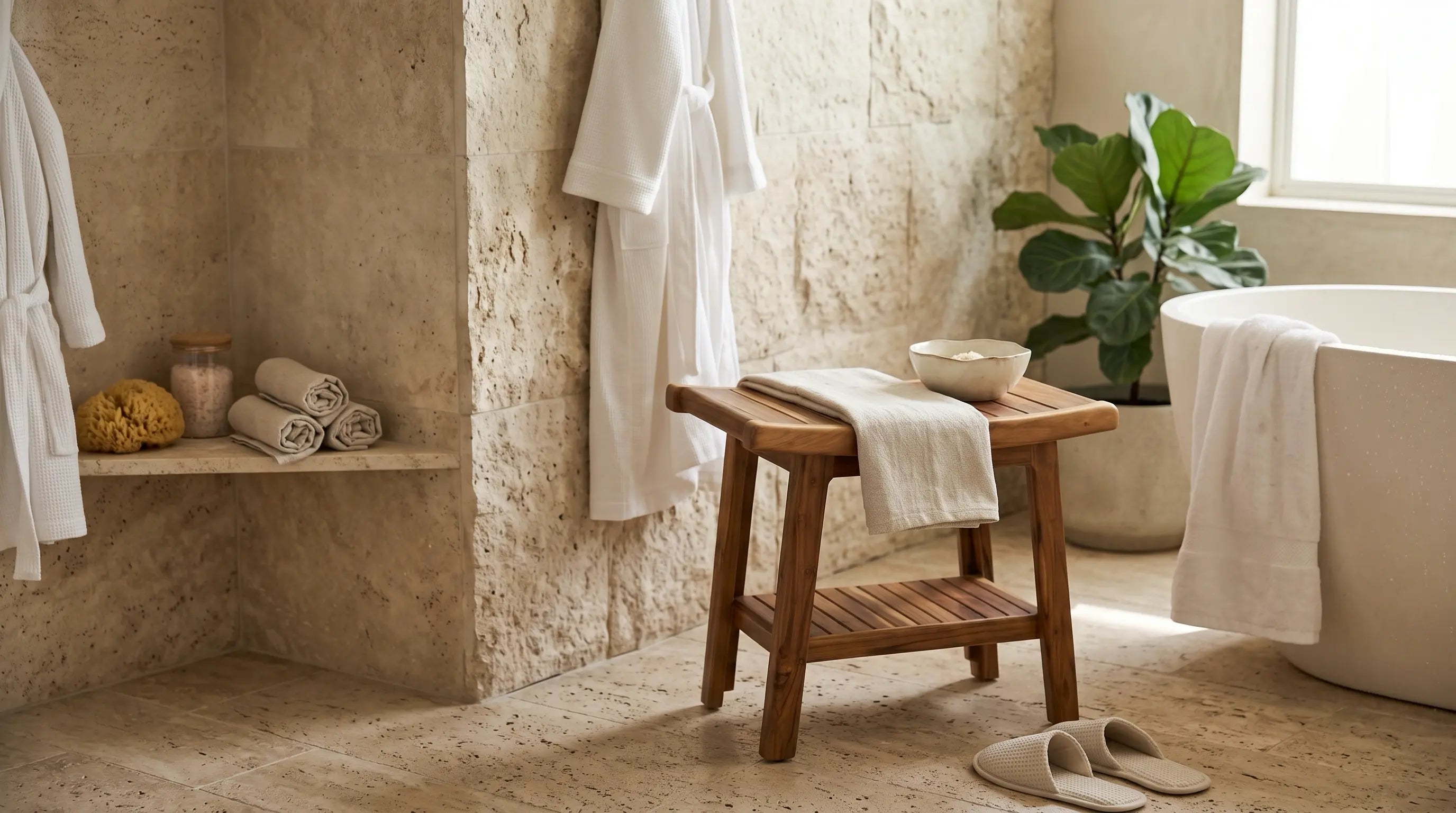 Teak Shower Benches