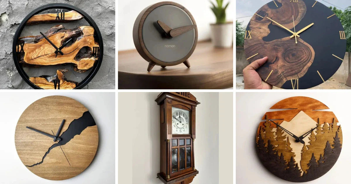 wooden clock 