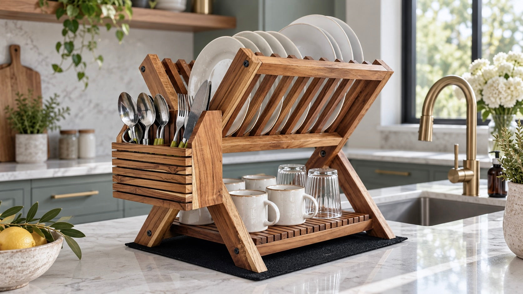 Wooden Dish Drying Racks: Pros, Cons