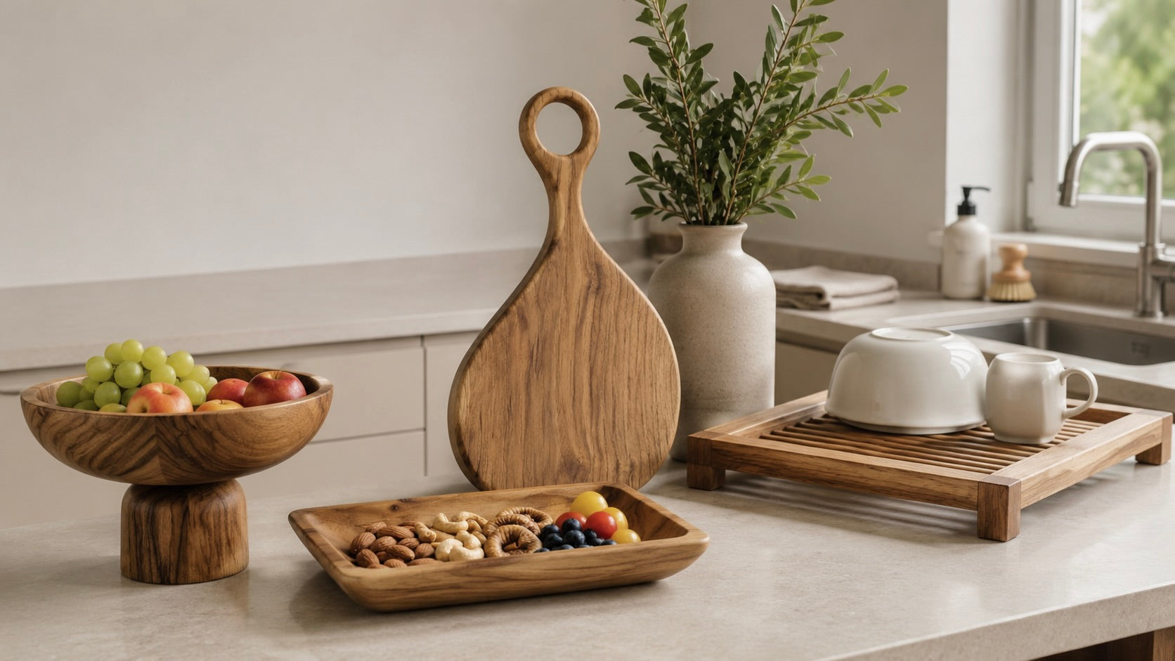 Wooden Kitchen Accessories