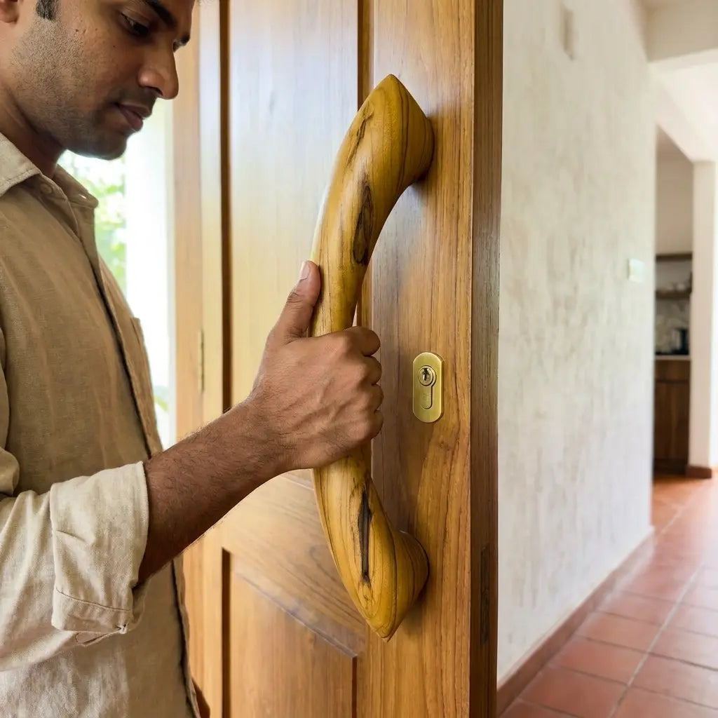 Wooden Door Handles & Drawer Pulls