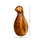 Hand-Carved Teak Wooden Bird Sculpture - Wood Ceylon