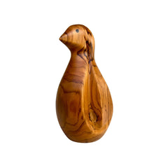 Hand-Carved Teak Wooden Bird Sculpture - Wood Ceylon