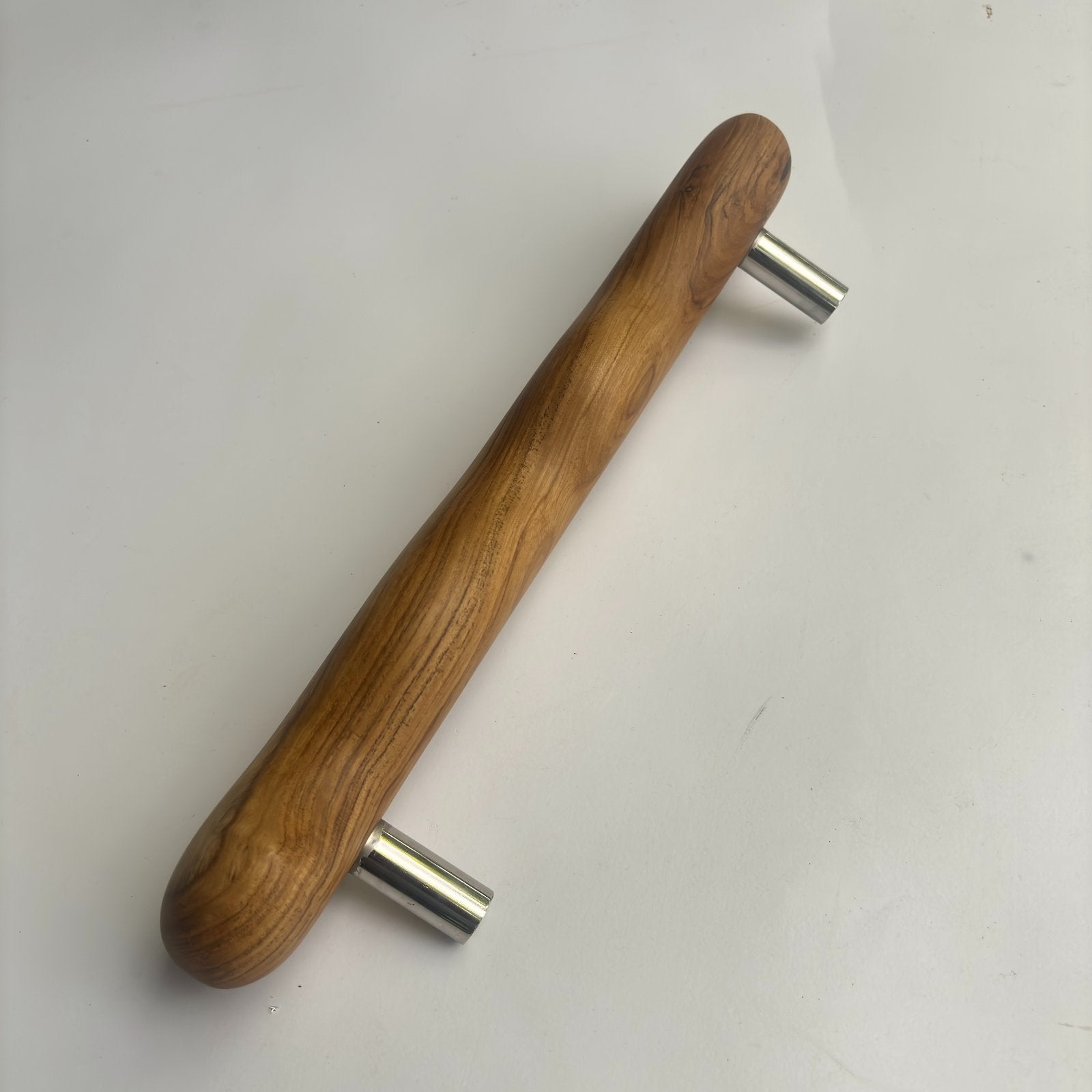 Handcrafted Teak Wood Barn Door Pull Handle – 17" | 12" Center-to-Center – 004
