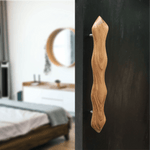 Handcrafted Snake Shape Door Handle - 025 - Wood Ceylon