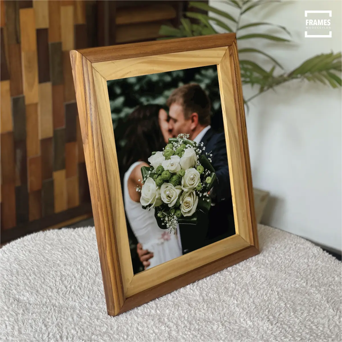 Handmade Teak & Burutha Wooden Picture Frames - 003