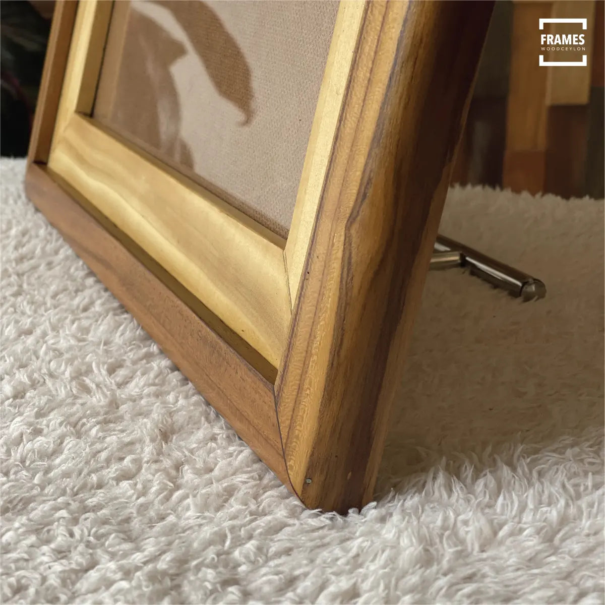 Handmade Teak & Burutha Wooden Picture Frames - 003