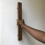 Contemporary Barn Door Handles - 018 - Wood Ceylon