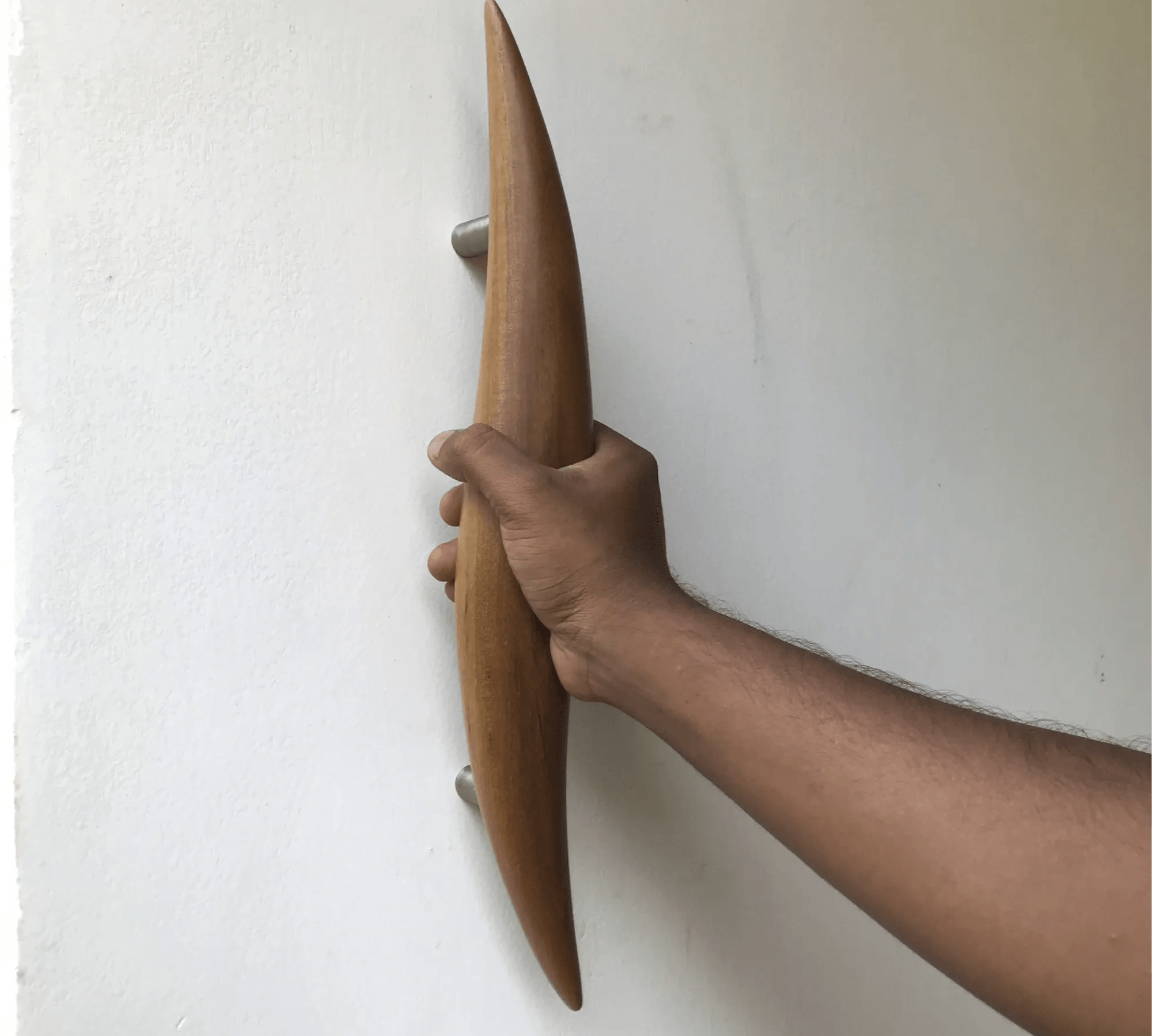 Hand-Carved Unique Teak Door Handle - 030 - Wood Ceylon