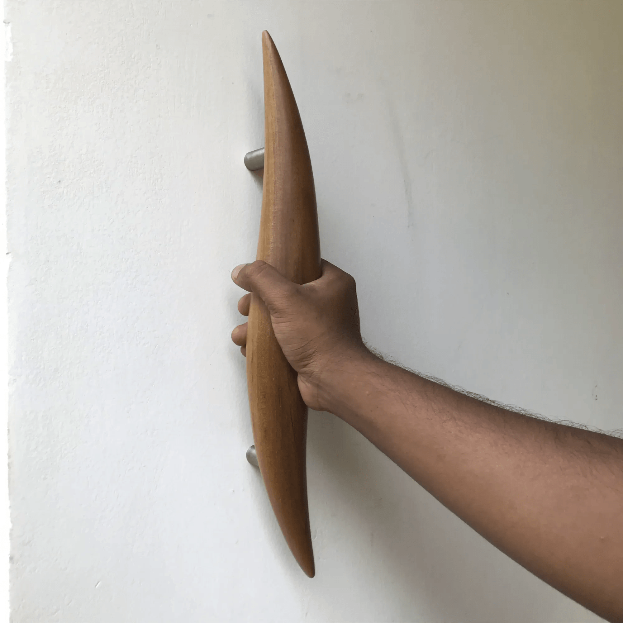 Hand-Carved Unique Teak Door Handle - 030 - Wood Ceylon