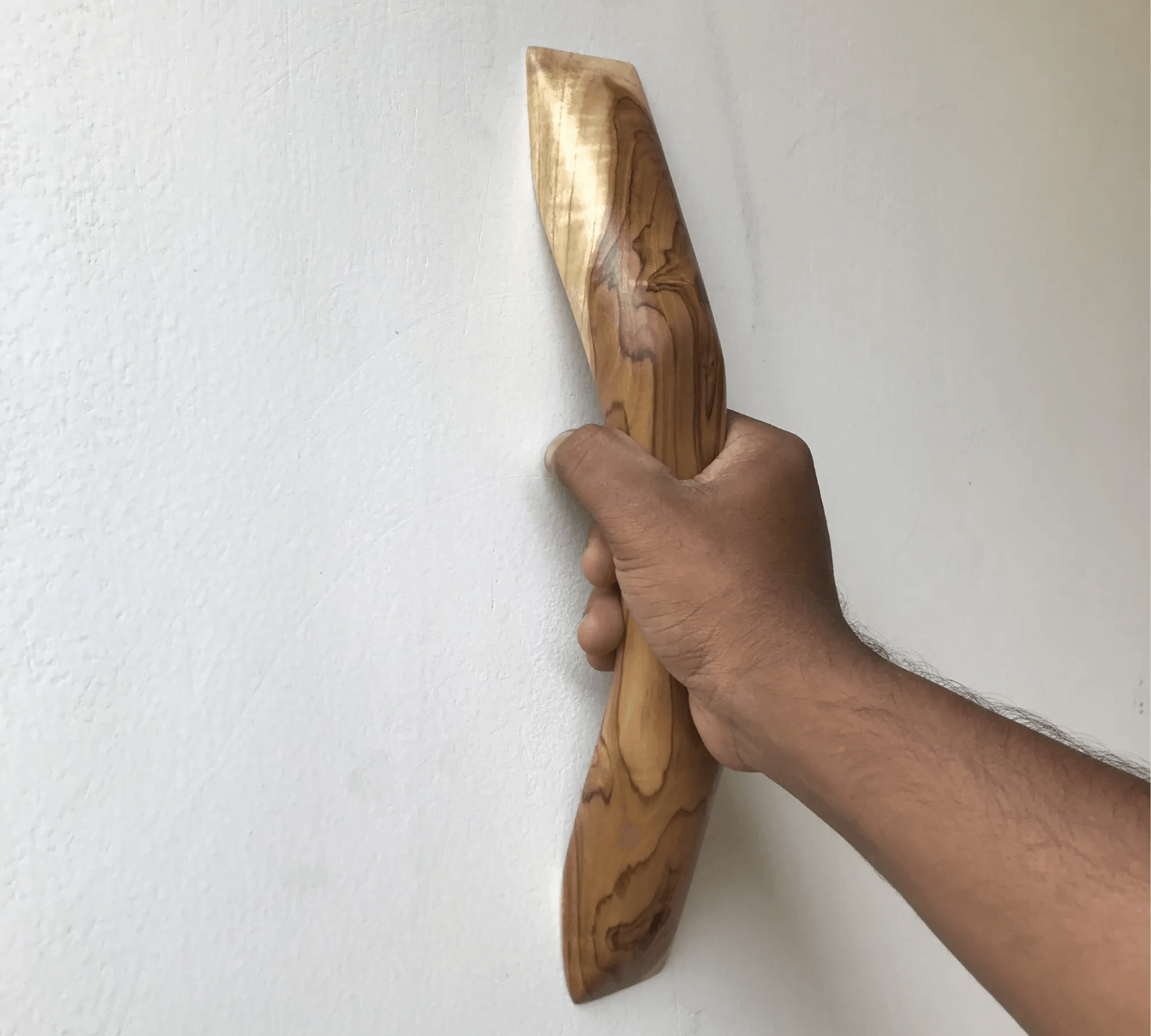 Pocket Door Handle with a Smooth Finish - 032 - Wood Ceylon