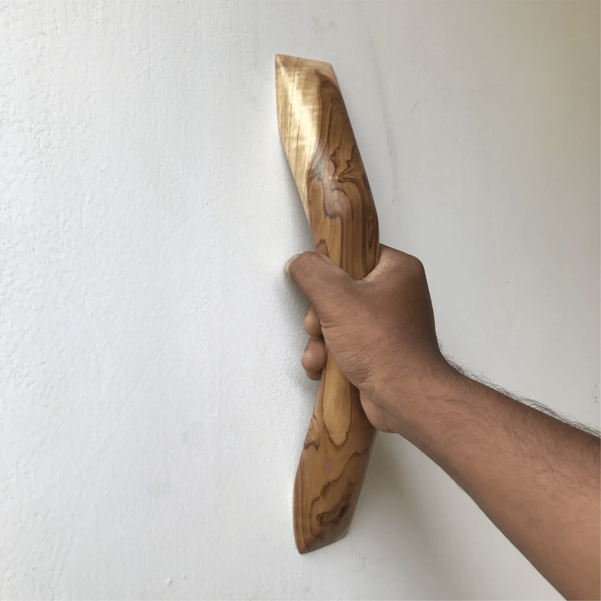 Pocket Door Handle with a Smooth Finish - 032 - Wood Ceylon