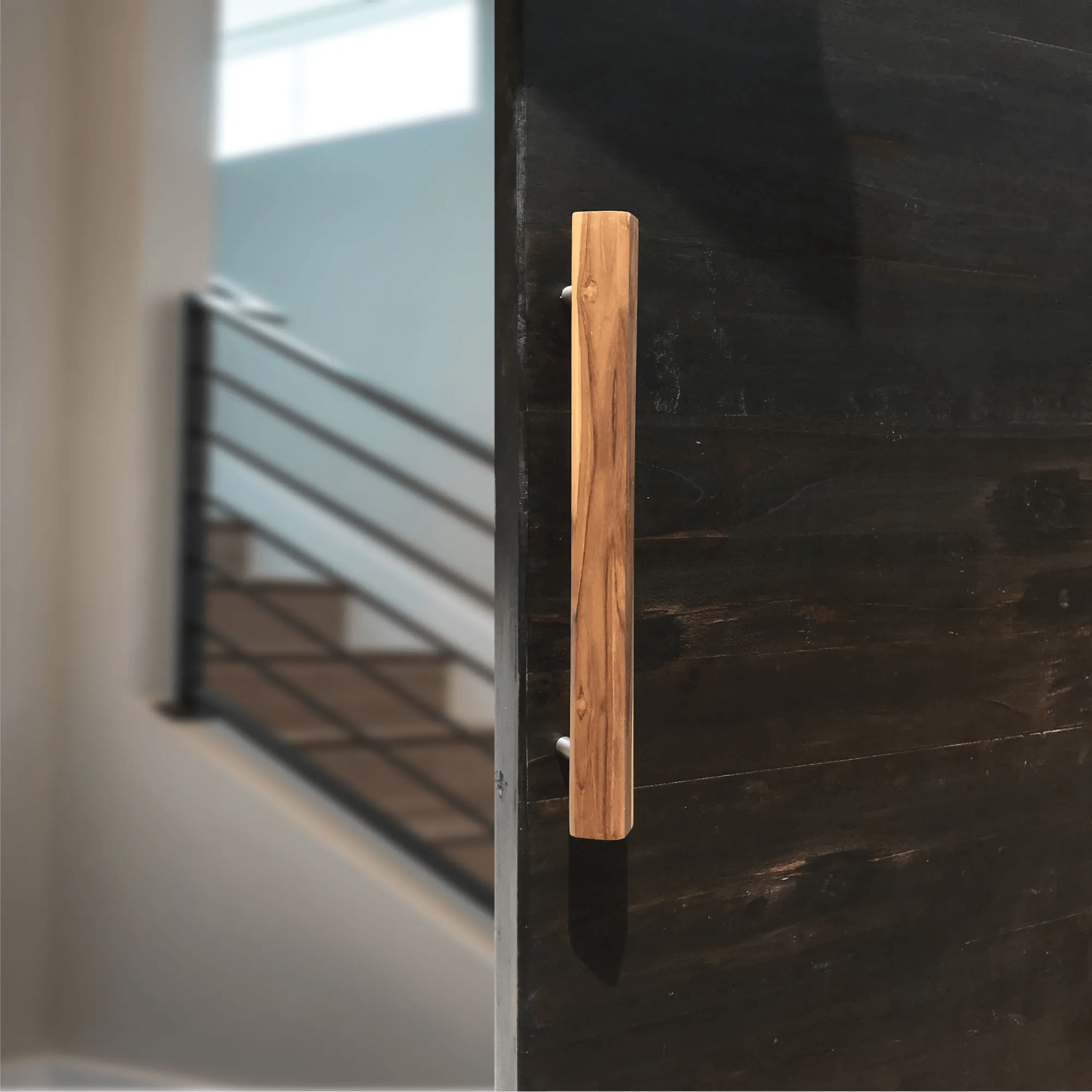 Premium Teak Wood Storm Door Handle - 010 - Wood Ceylon