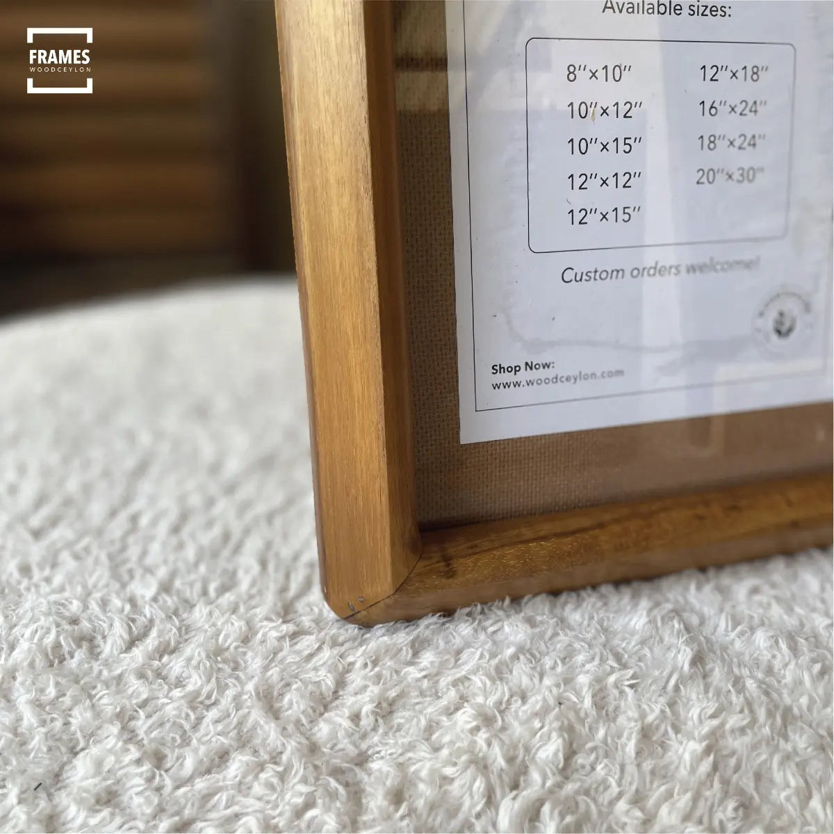 Handcrafted Teak Wooden Picture Frame 002