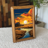 Handcrafted Teak Wooden Picture Frame 002