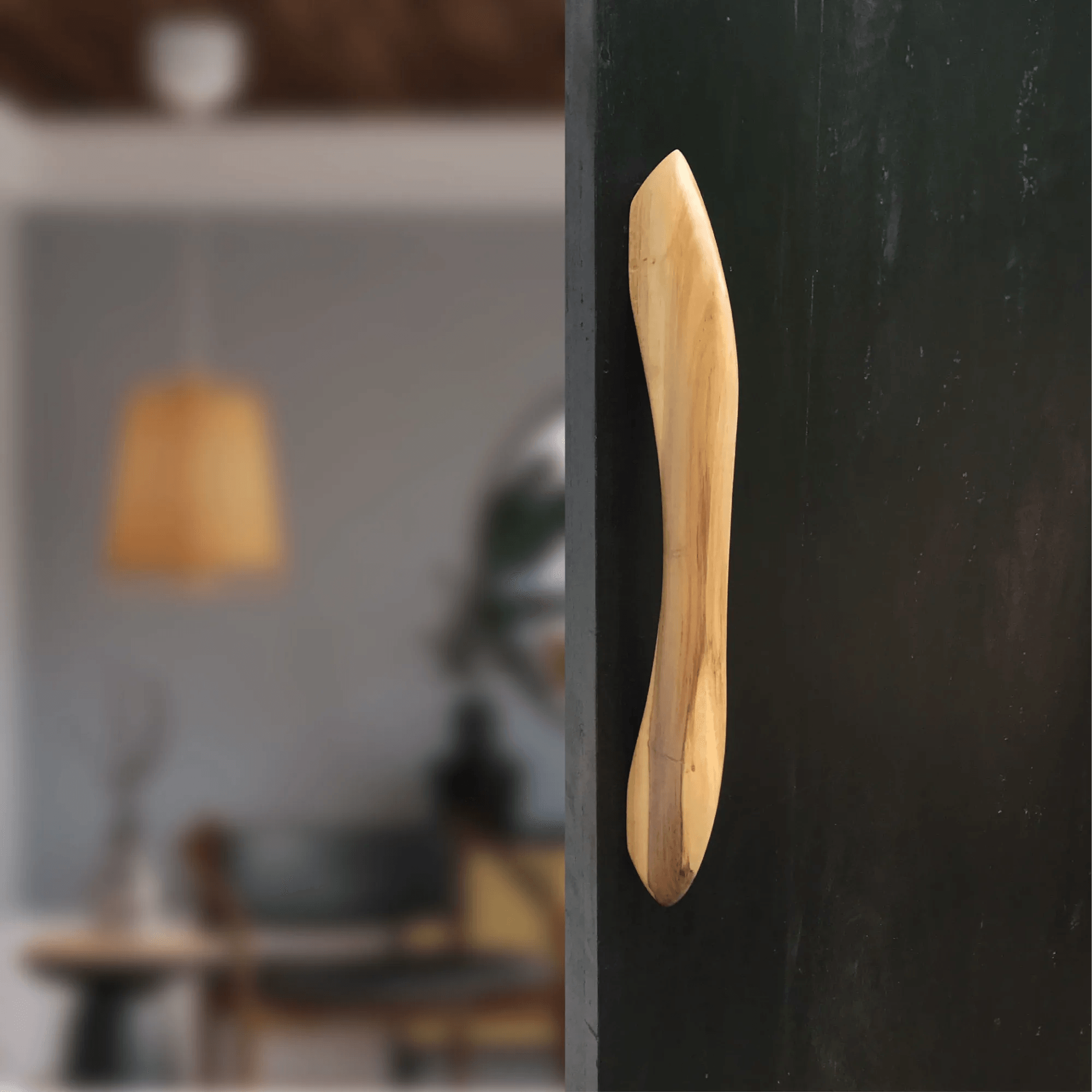 Handmade Unique Closet Door Handles - 024 - Wood Ceylon