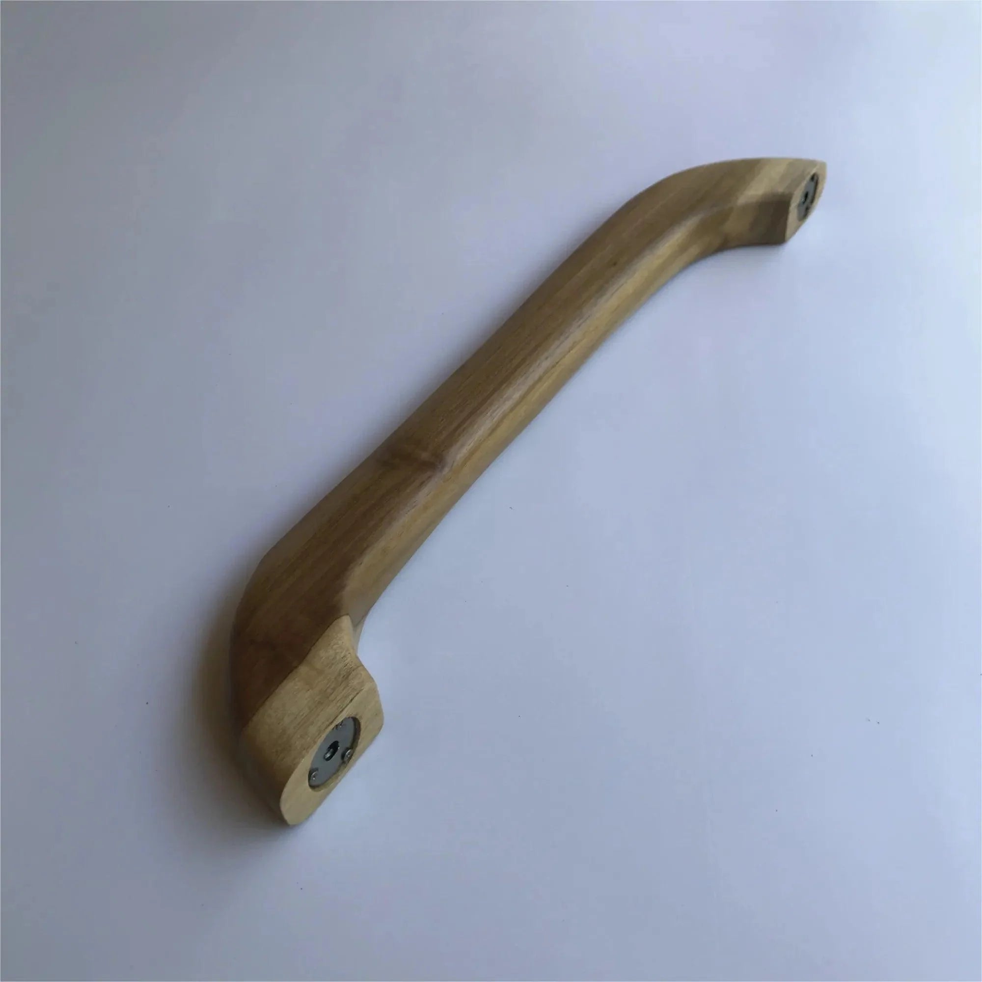 Classic door handle made of natural wood for durable and stylish door access