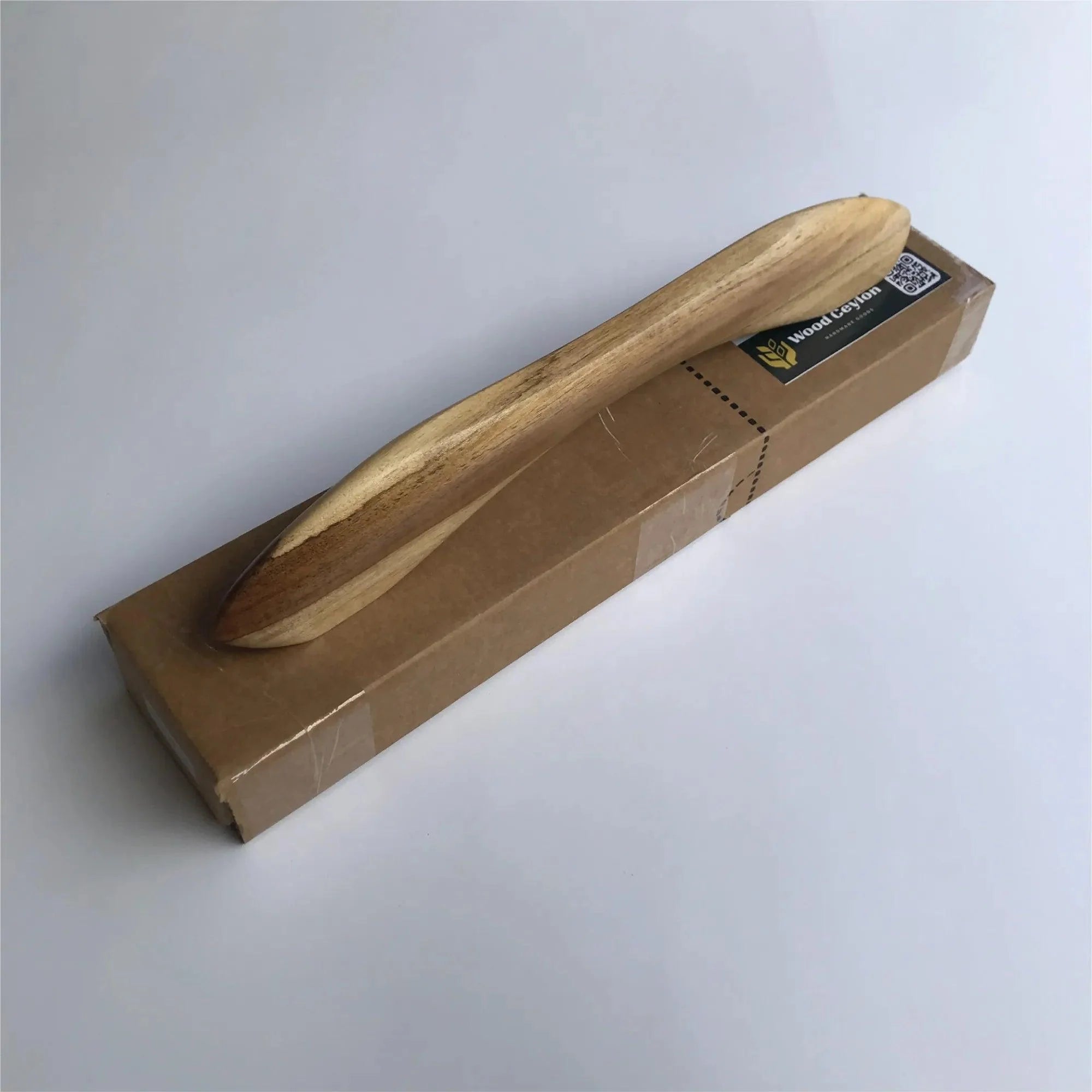 Wood Ceylon Natural Wooden Closet Door Handle for a Stylish and Rustic Touch