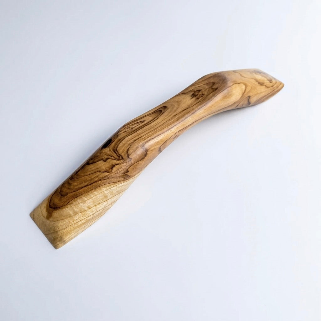 Teak wood Drawer Pull & Pocket Door Handle with natural finish for elegant decor