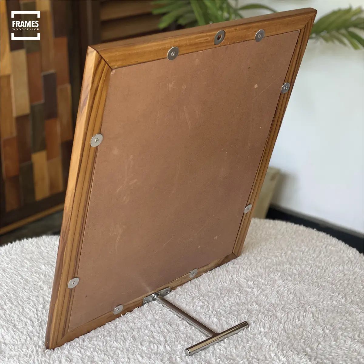 Wood Ceylon Elegant Wooden Picture Frames with Stand for Home Decor