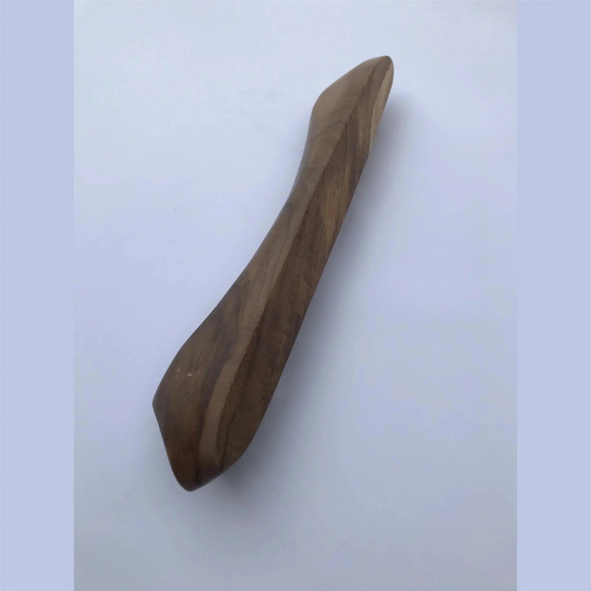 Wooden handcrafted front door handle hardware by Wood Ceylon with smooth ergonomic design