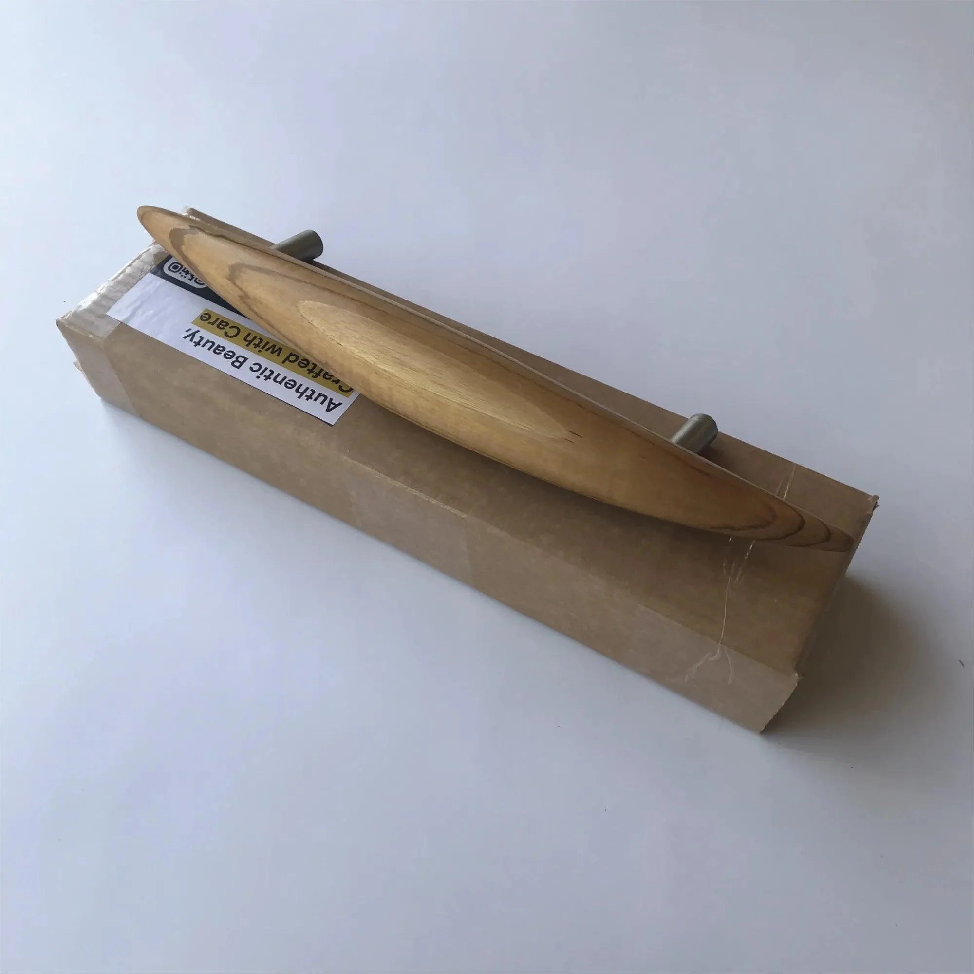 Wood Ceylon Front Door Handle in a sleek design with easy grip and durable materials
