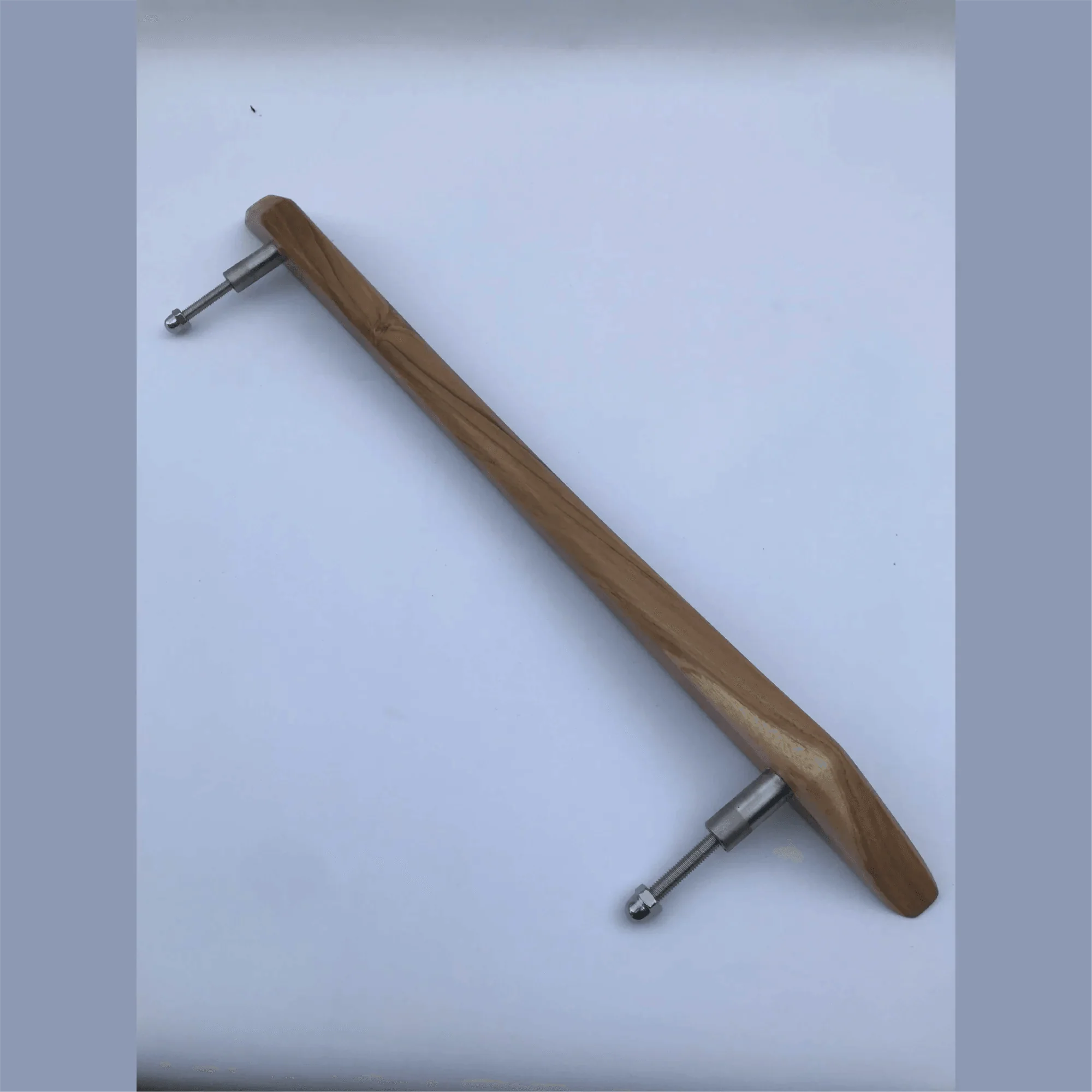 Handmade Barn Door Handles by Wood Ceylon with wooden grip and metal fixtures