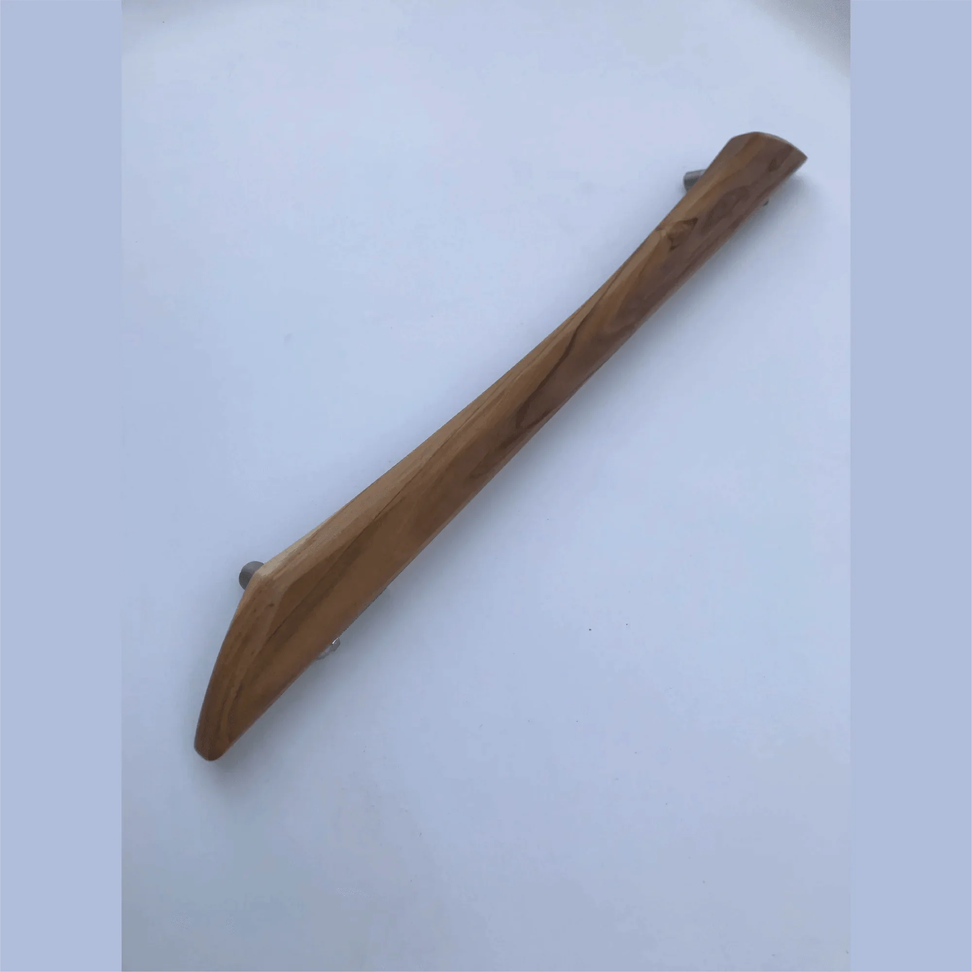 Wood Ceylon handmade barn door handles crafted from natural wood with a sleek design