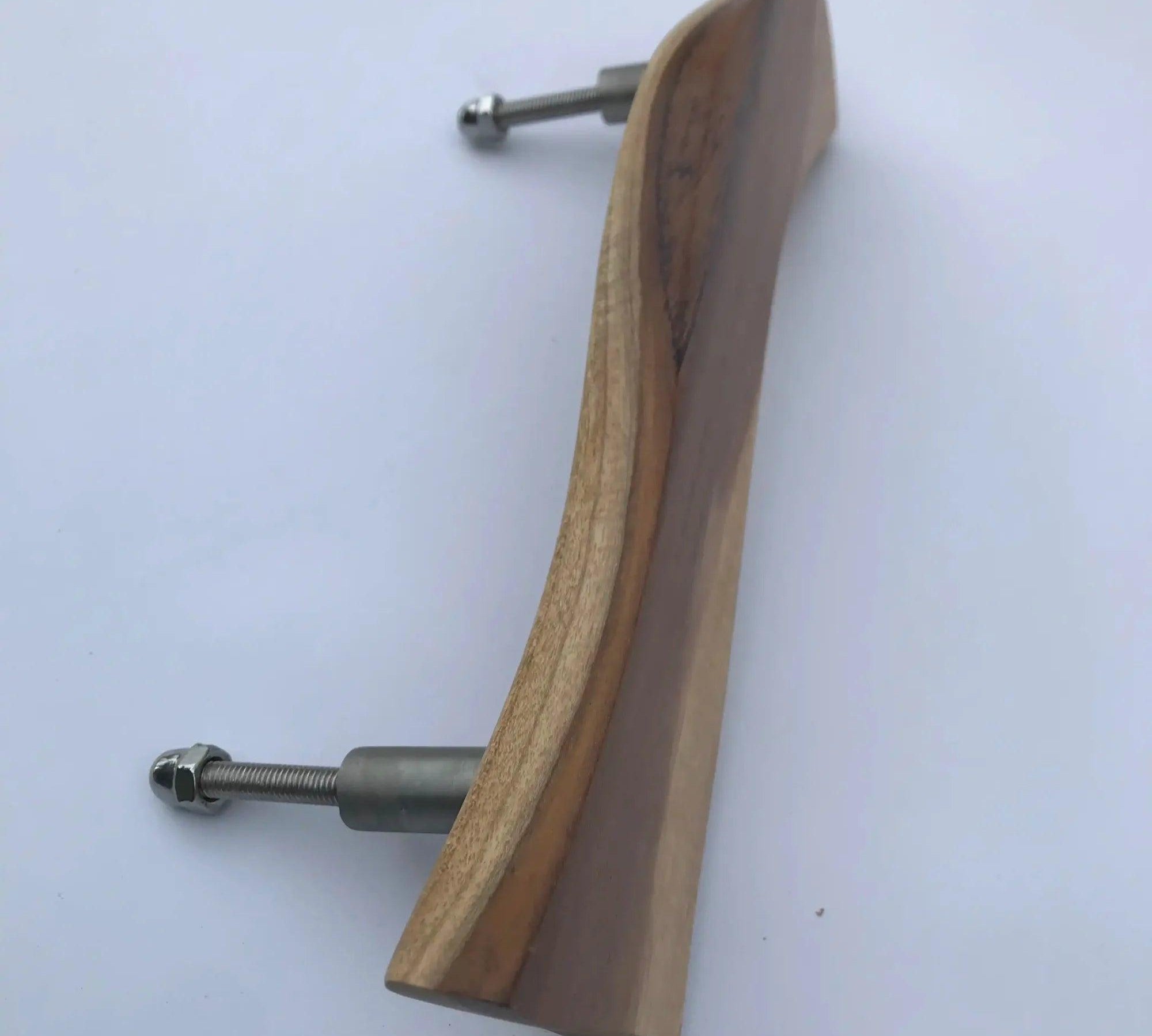 Elegant Screen Door Handle in Solid Wood - 007 - Wood Ceylon