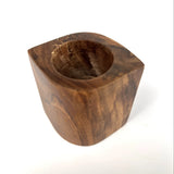 Solid Wood Cactus holder with a smooth finish and natural grain for stylish plant display