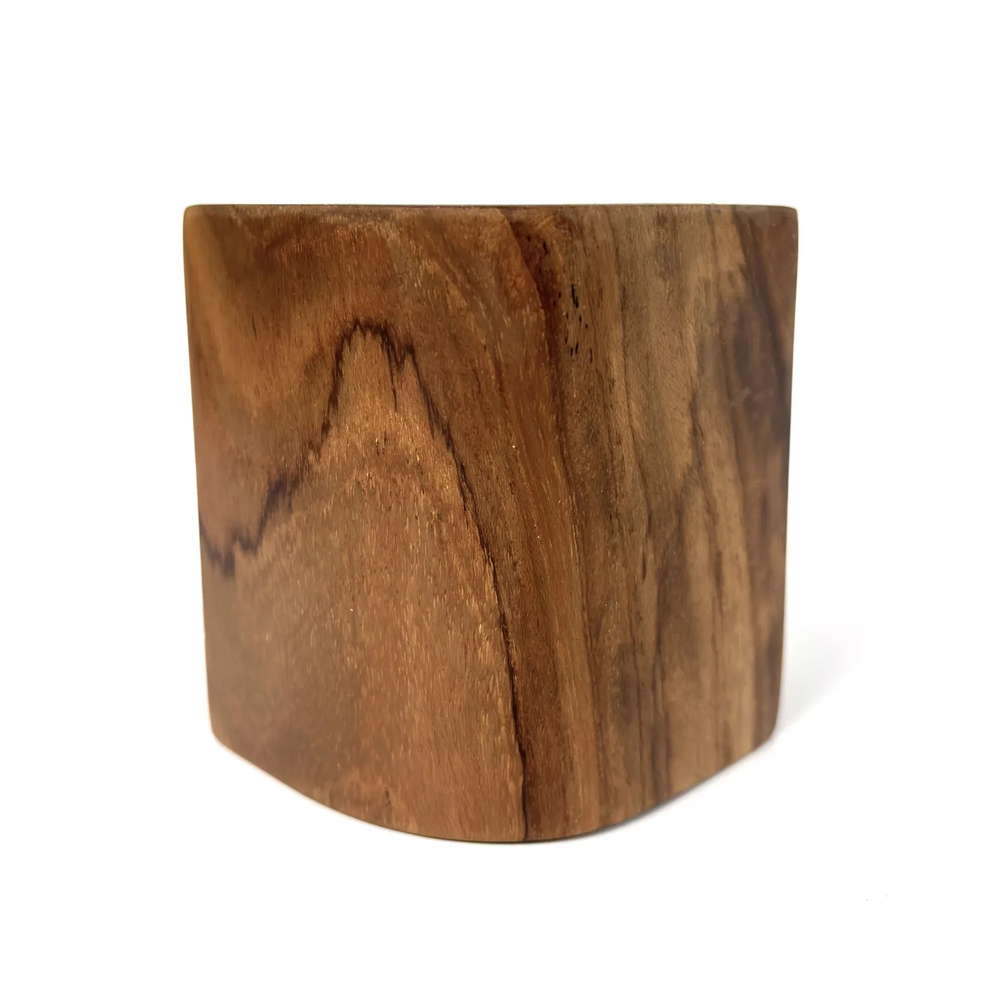 Solid Wood Cactus holder with a natural finish and smooth edges for stylish plant display