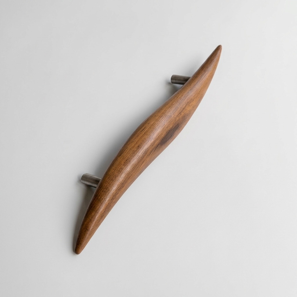 Teak Wood Door Pull Handle with a sleek design