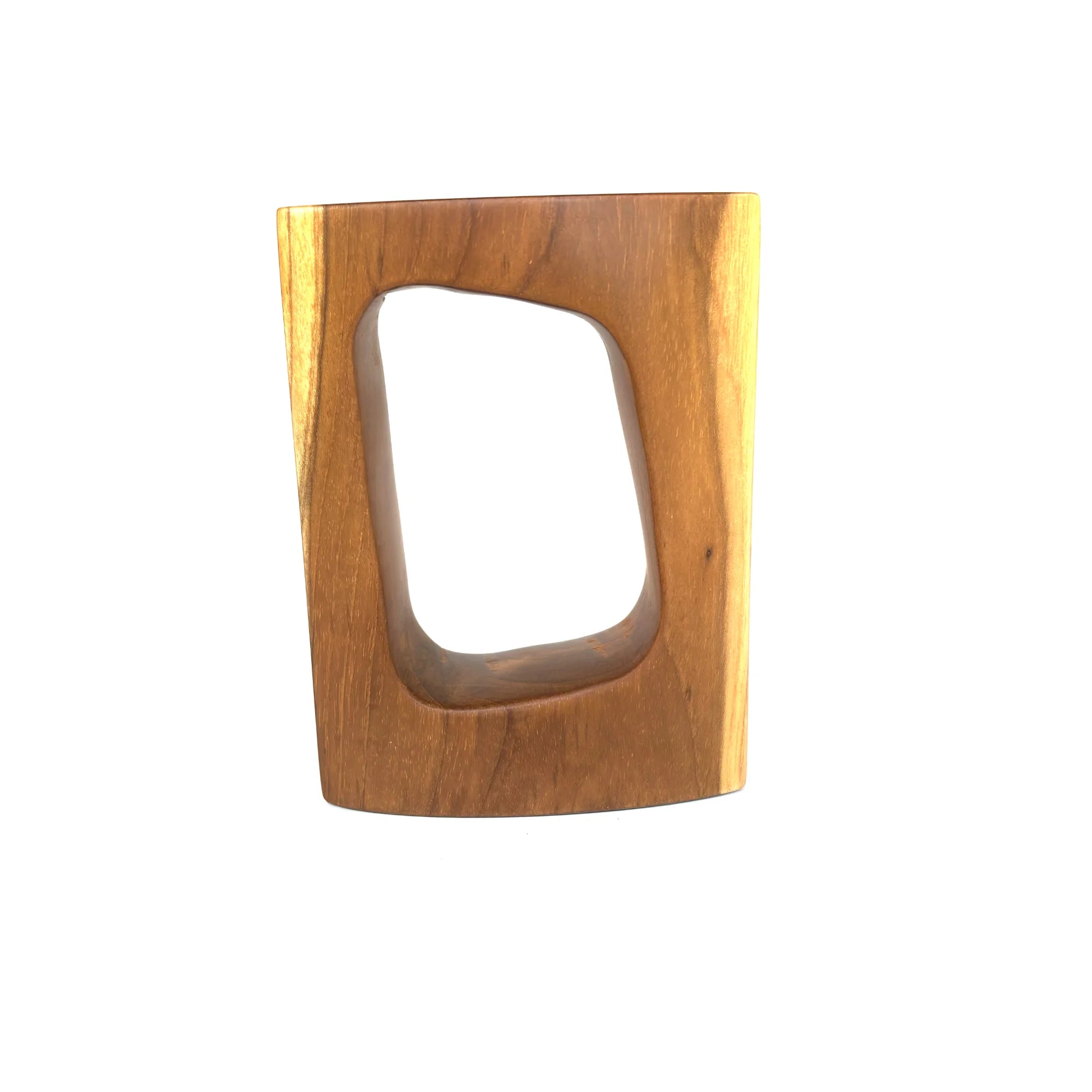 Wood Ceylon Teak Test Tube Vase with Unique Shape Ideal for Modern Home Decor