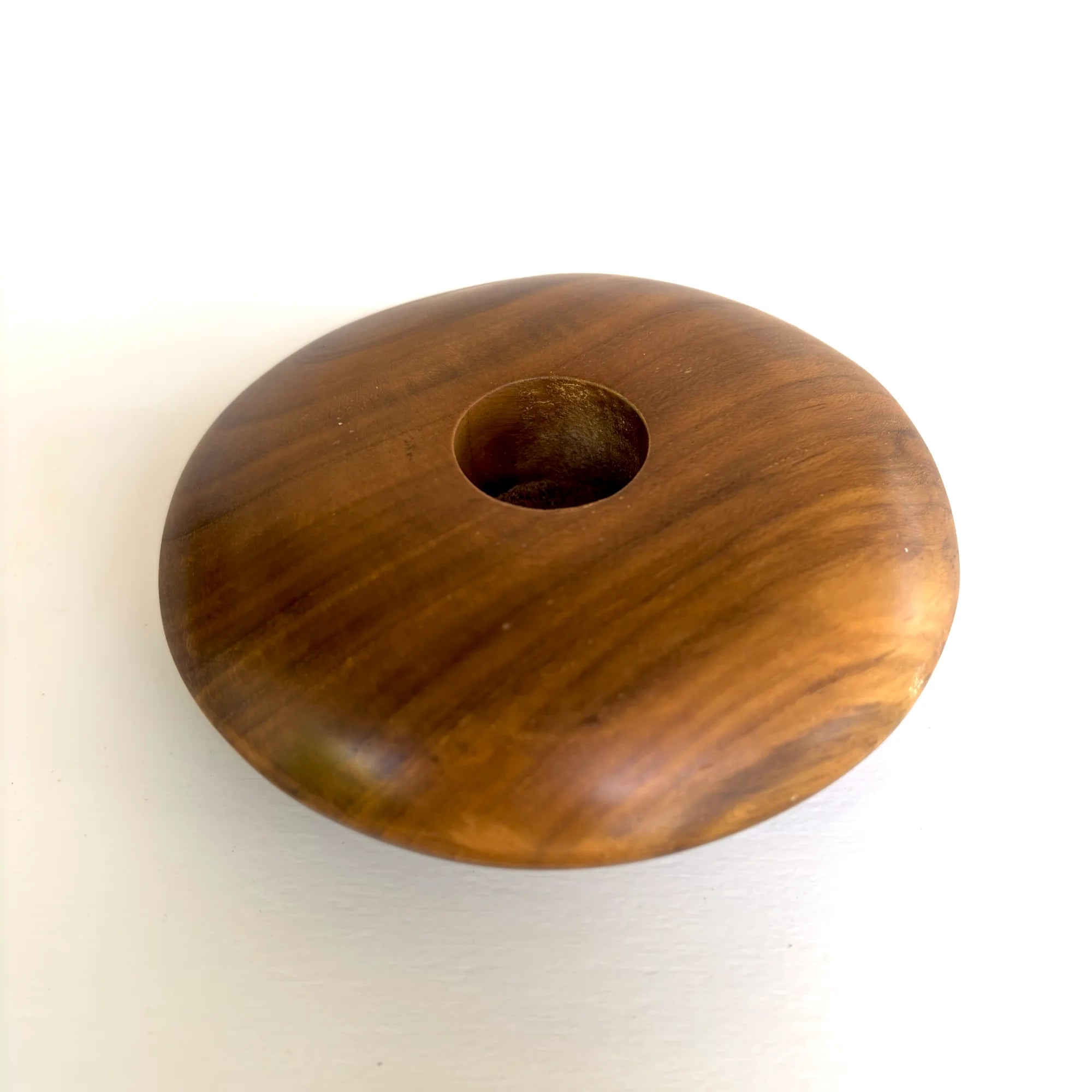 Wooden pebble shape test tube vase designed for modern home decor and floral arrangements