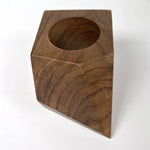 Wooden Cactus Holder with a Unique Geometric Design for Stylish Plant Display