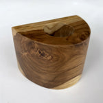 Handcrafted Wooden Cactus Pot in Natural Finish for Stylish Plant Displays