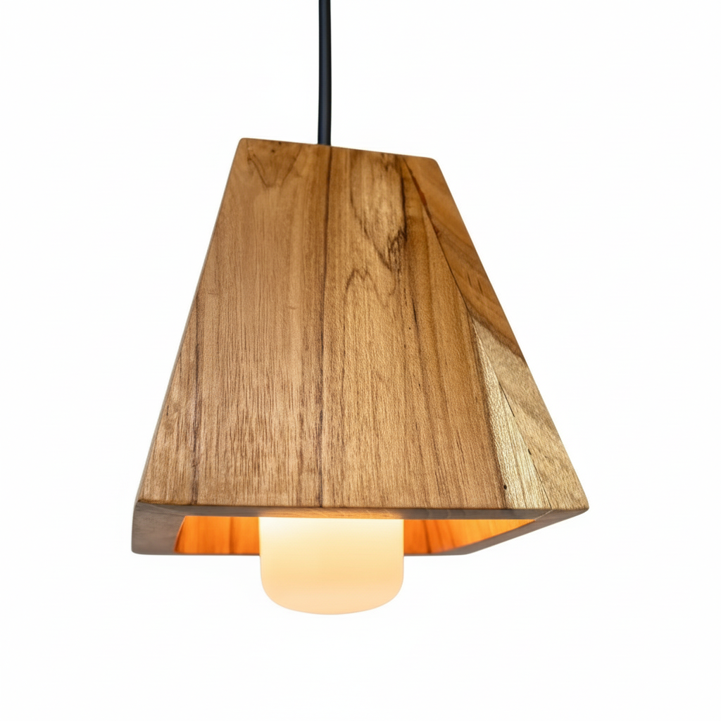 Teak Wooden Ceiling Light Cover - LC001